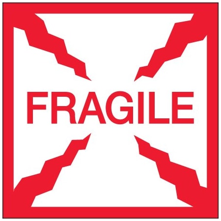 Bsc Preferred 2 x 2'' - ''Fragile'' Labels BUY00021005